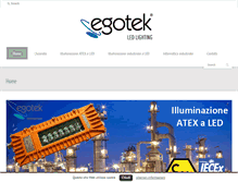 Tablet Screenshot of egotek.it